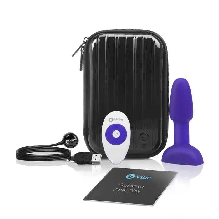 B-Vibe Anal | b-Vibe USB Rechargeable Petite Rimming Plug - Purple