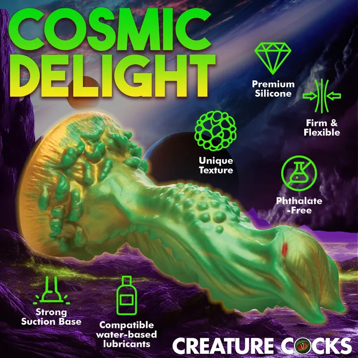 Dildos | Creature Cocks Nebula Alien Silicone Dildo Anal Plug Fantasy Dong Sex Toy - Xr Brands