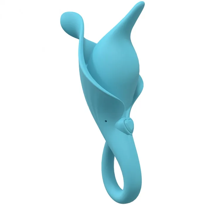 LoveLine - Lily - 10 Speed Clitoral Vibe - Sealed Silicone - Rechargeable - Submersible - Blue | Loveline Vibrators