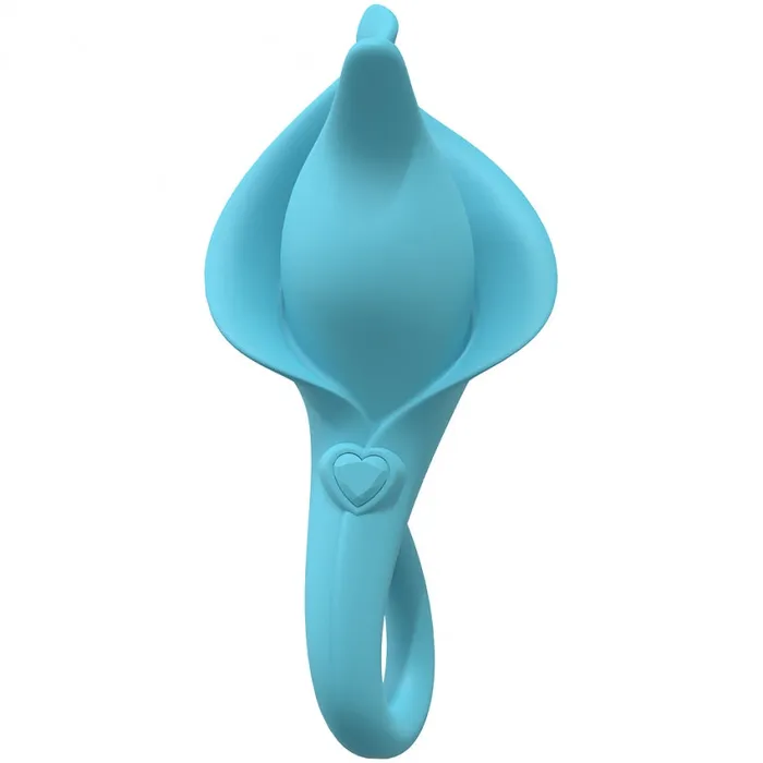 LoveLine - Lily - 10 Speed Clitoral Vibe - Sealed Silicone - Rechargeable - Submersible - Blue | Loveline Vibrators