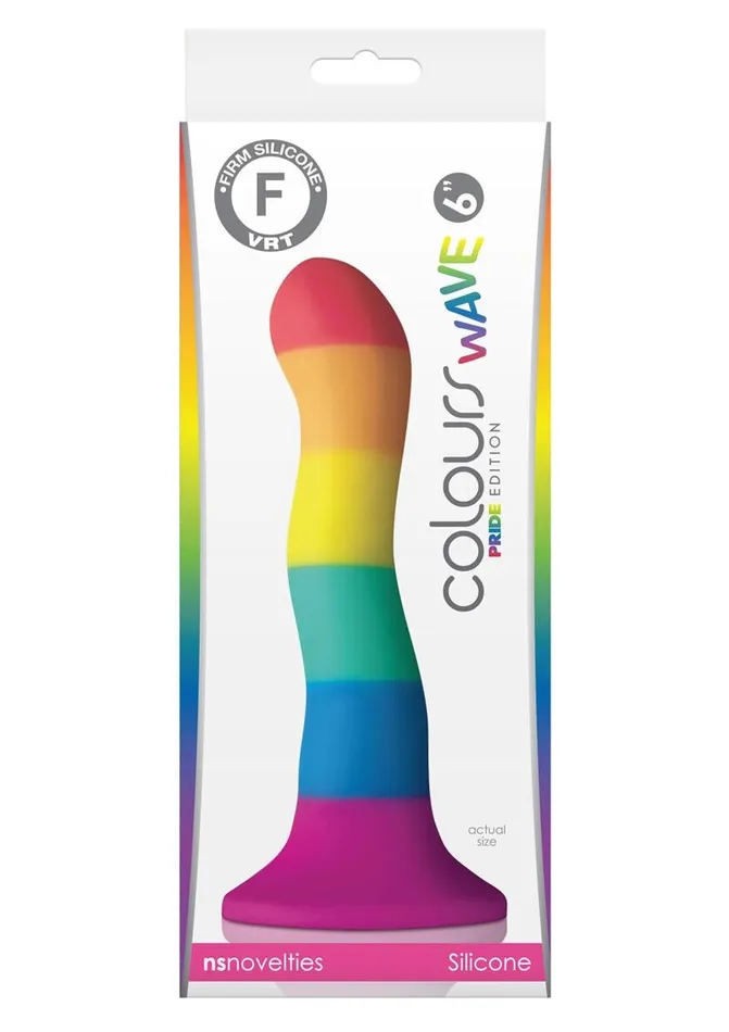 Colours Female Sex Toys | Colours Pride Edition Wave Silicone Dildo Colours Female Sex Toys | Colours Pride Edition Wave Silicone Dildo