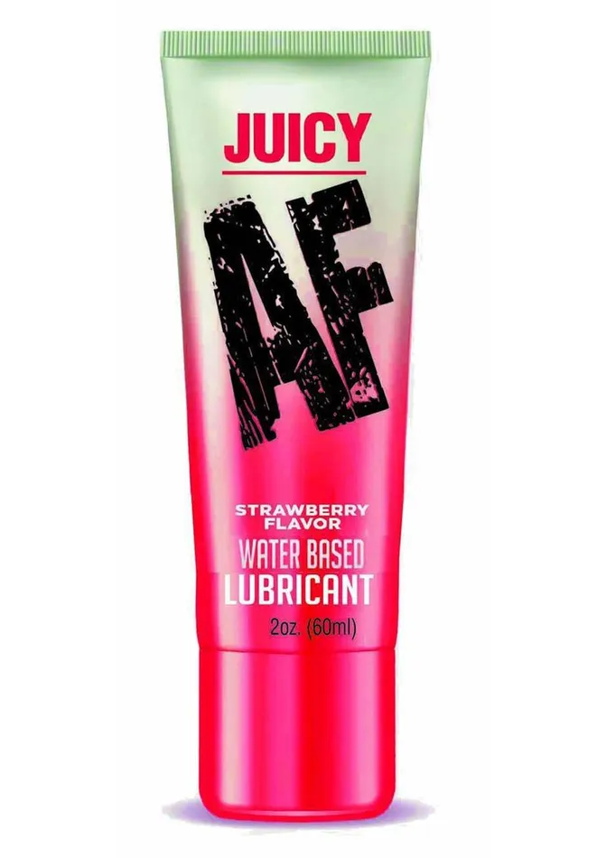 AF Juicy AF Water Based Flavored Lubricant Strawberry Lubricants