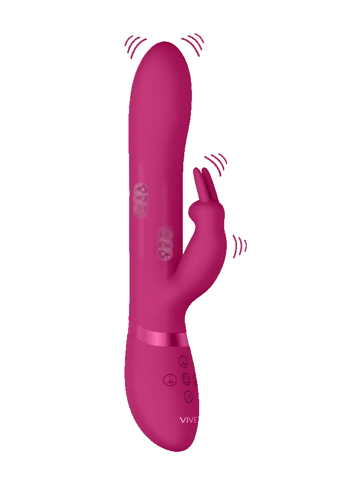 Amoris Stimulating Beads Rabbit Pink Shots America Vibrators