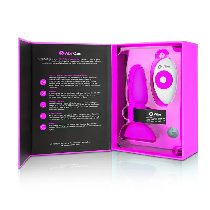 Anal bVibe Petite Rimming Plug Fuchsia BVibe