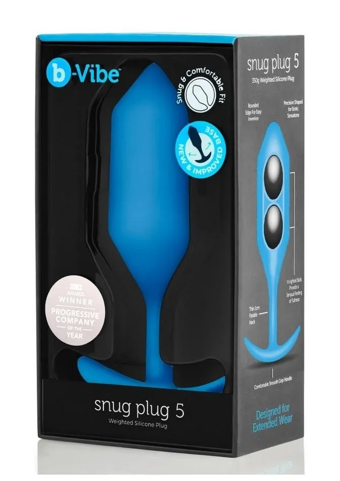 Anal BVibe Snug Plug 5 Silicone Weighted Anal Plug bVibe