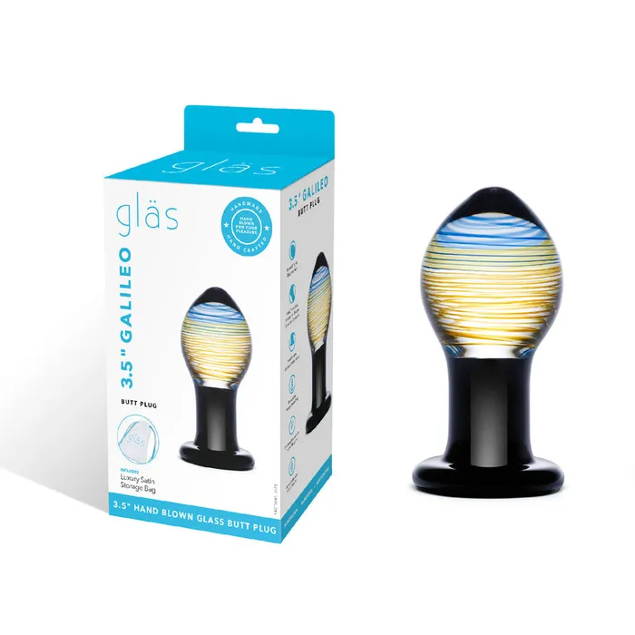 Anal Glas Galileo Glass Butt Plug Electric Eel INC