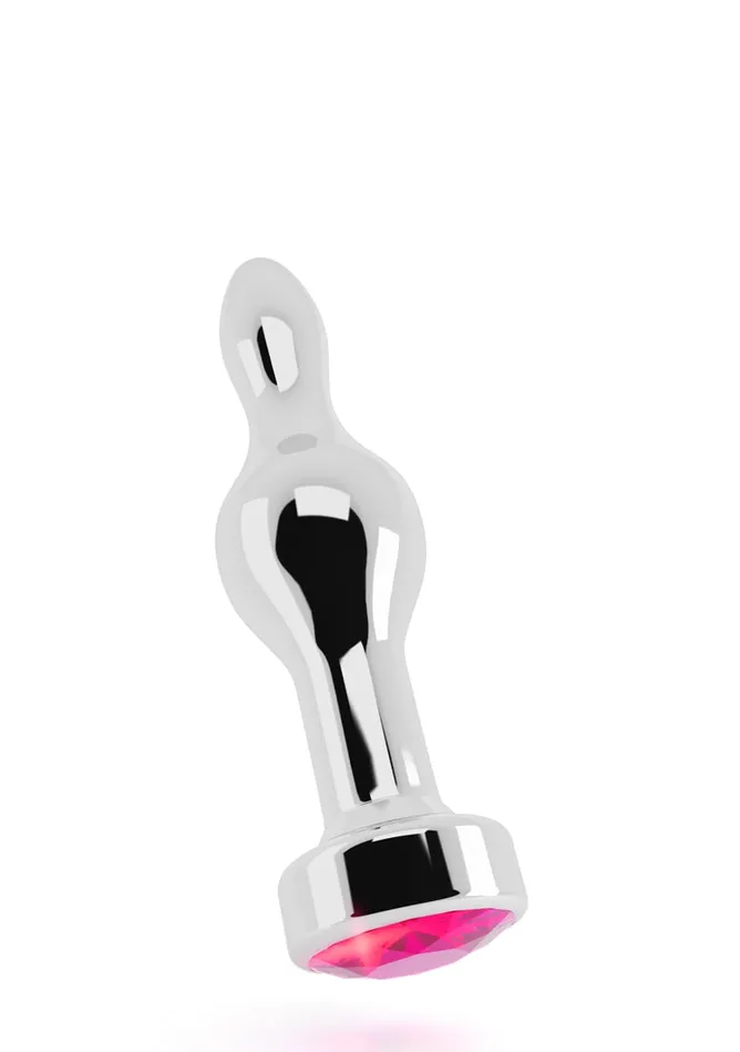 Anal R8 Silver Plug 35 Inch Rose Red Sapphire Shots America