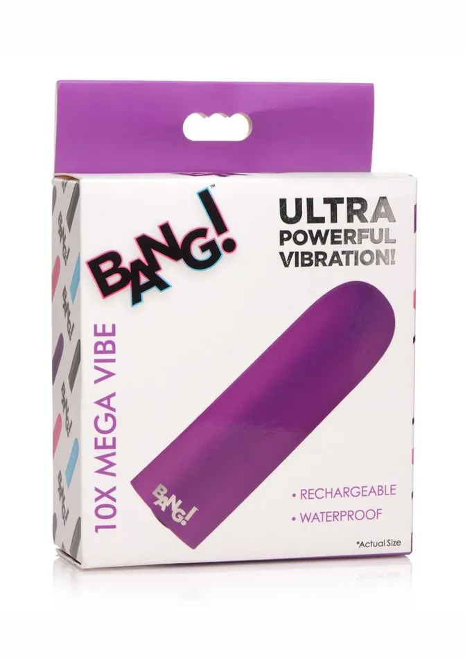 Bang 10x Rechargeable Vibrating Bullet BANG Female Sex Toys