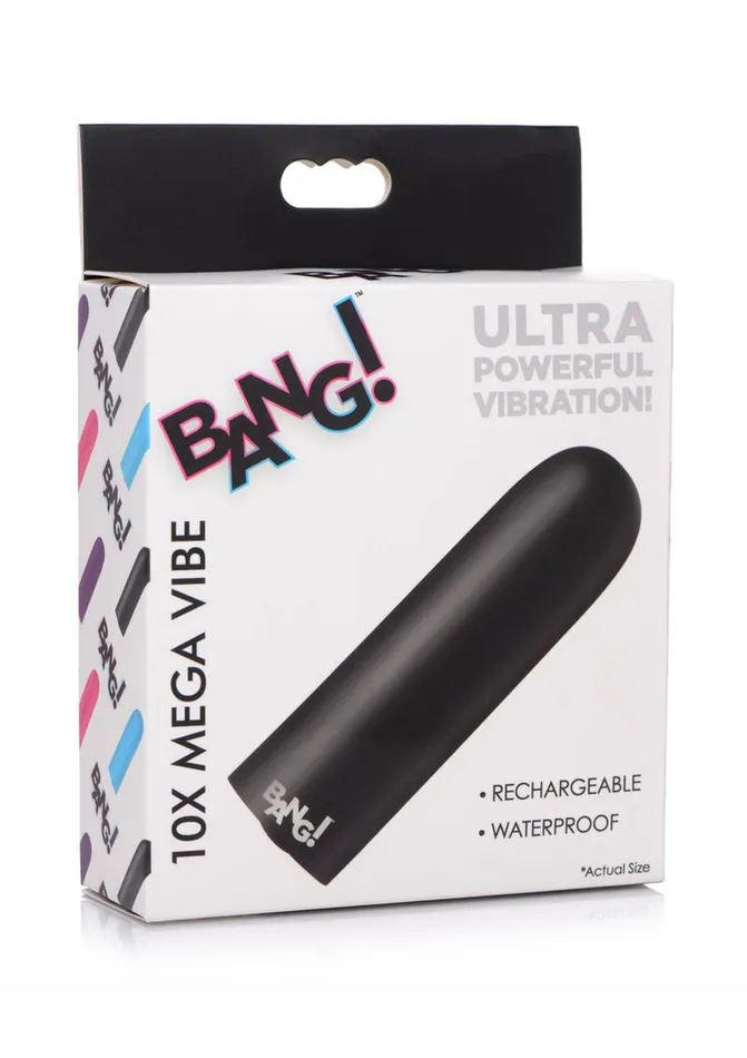 Bang 10x Rechargeable Vibrating Bullet BANG Female Sex Toys