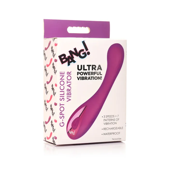 Bang GSpot Silicone Vibrator Purple WAND Nice and nasty Bz Vibrators