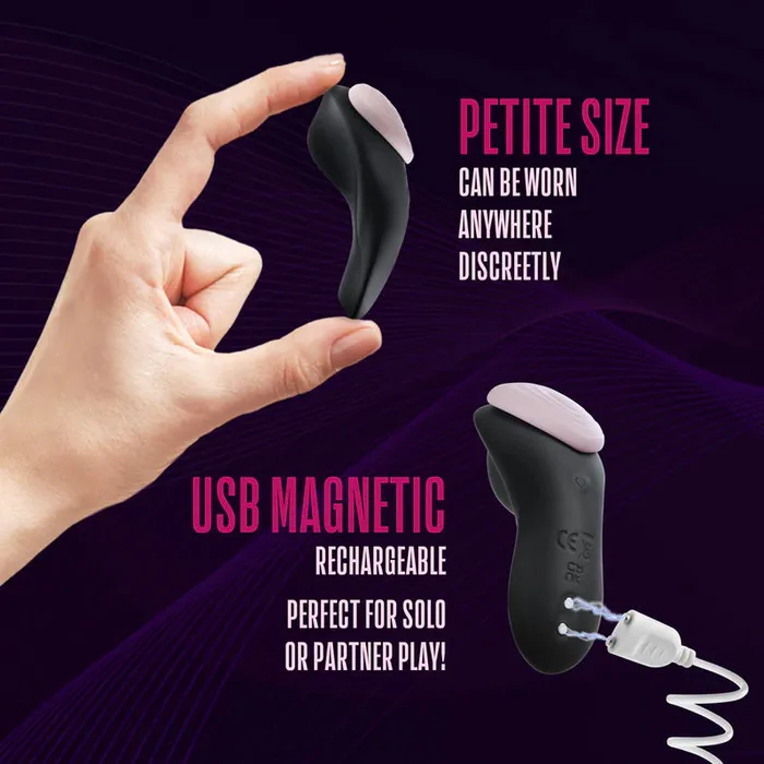 Blush Novelties Female Sex Toys Temptasia Heartbeat Panty Vibe with Remote
