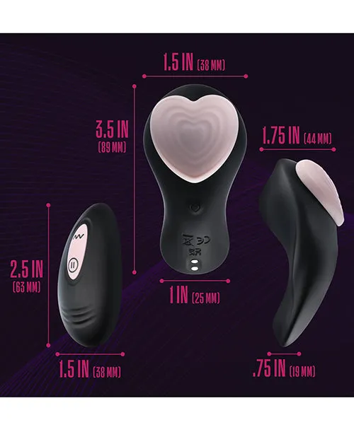 Blush Novelties Female Sex Toys Temptasia Heartbeat Panty Vibe with Remote