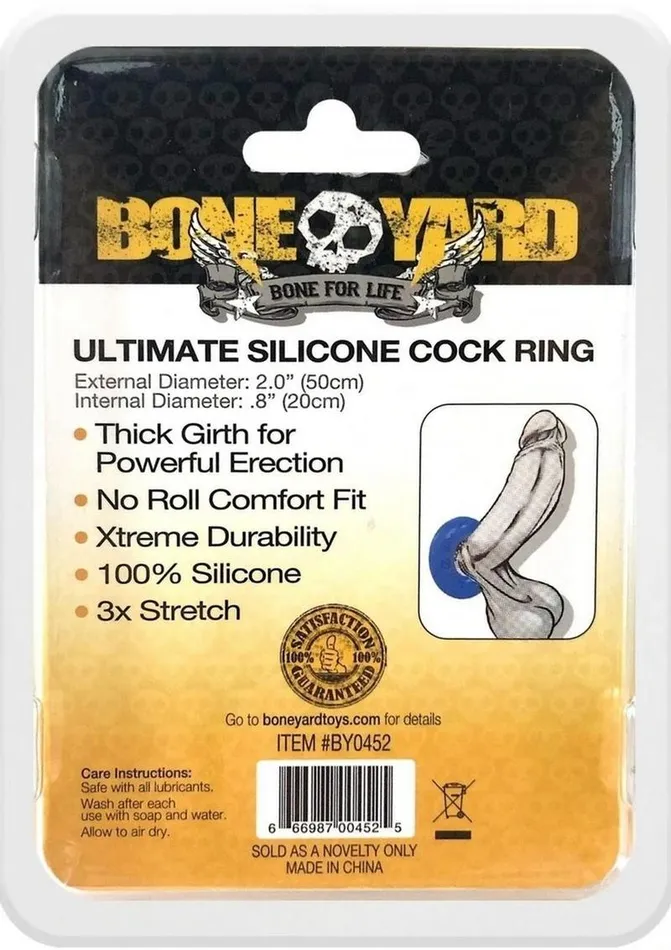 Boneyard Male Sex Toys Boneyard Ultimate Silicone Cock Ring