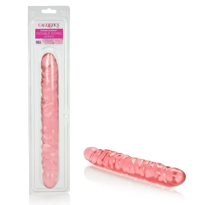 CalExotics Dildos Translucence 12Veined Double Dildo
