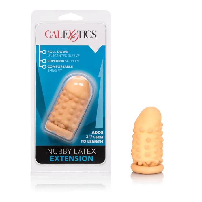 CalExotics Male Sex Toys Latex Extension Nubby