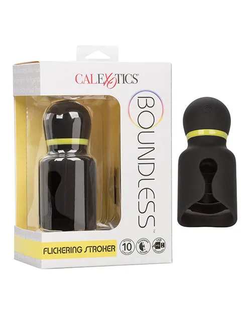 California Exotic Novelties Boundless Flickering Stroker Black Male Sex Toys