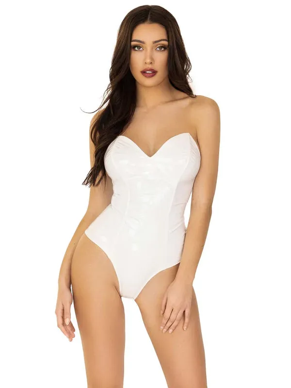 Camouflage Teddies And Bodies LA 2780 Vinly Bodysuit