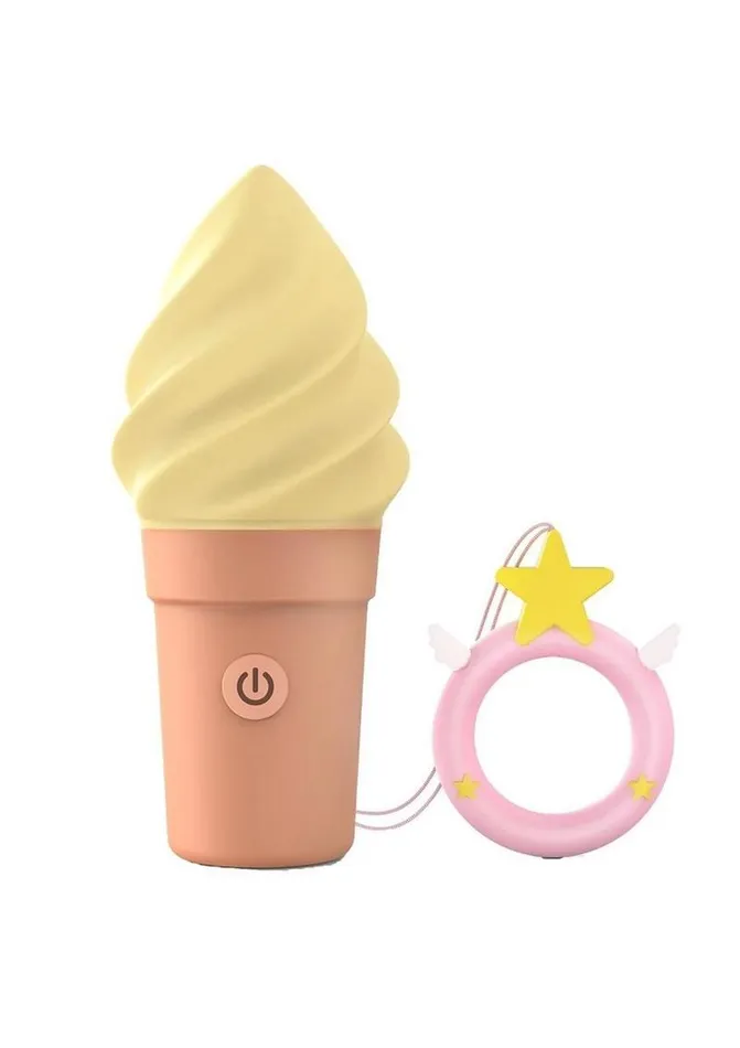 Candice Rechargeable Silicone Clitoral Stimulator Vanilla Pop Love to Love Female Sex Toys