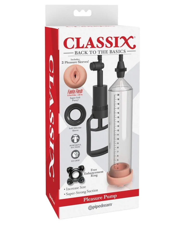 Classix Pleasure Pump Pipedream Products Female Sex Toys