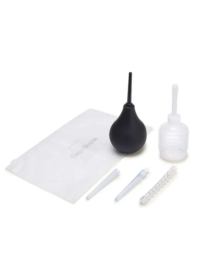 Cleanscene Anal Douche Set with Flexible Tip Head CleanScene Male Sex Toys