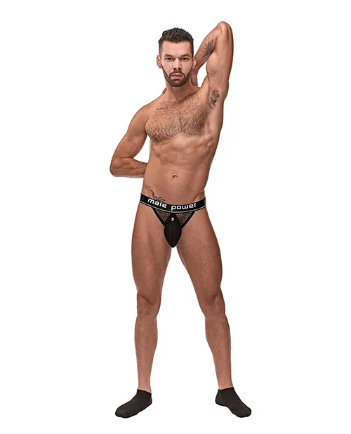 Comme Ci Comme Ca Male Sex Toys Male Power Fishnet Cock Ring Jock Black LXL Comme Ci Comme Ca Male Sex Toys Male Power Fishnet Cock Ring Jock Black LXL