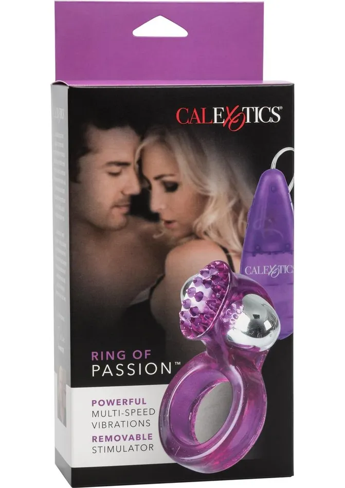 Couples Enhancers Couples Ring Of Passion Vibrating Cock Ring with Clitoral Stimulation Couples Enhancers Couples Ring Of Passion Vibrating Cock Ring with Clitoral Stimulation