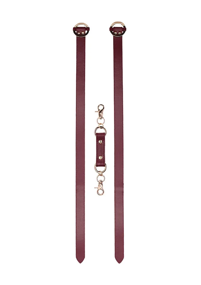 Couples Shots America Ouch Halo Thigh Cuffs Burgundy