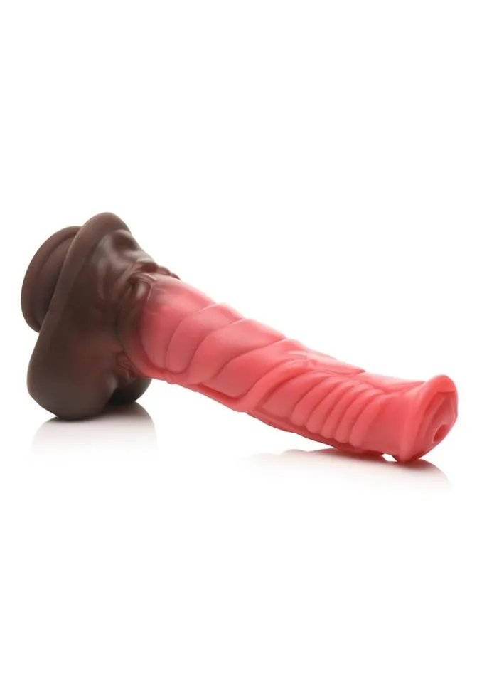 Creature Cocks Female Sex Toys Creature Cocks Deluxe Centaur Thrusting and Vibrating Rechargeable Silicone Dildo