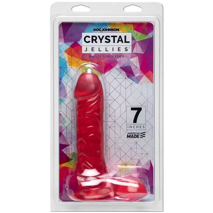 Crystal Jellies Ballsy Supercock Doc Johnson Dildos