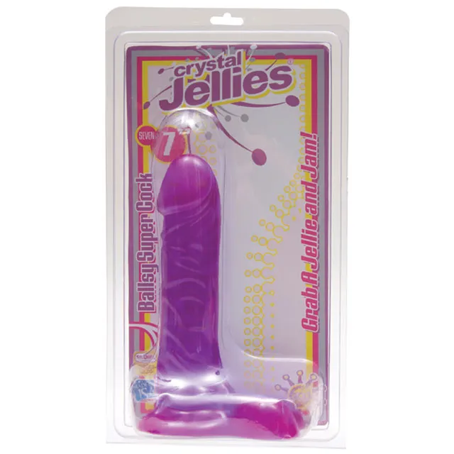 Crystal Jellies Ballsy Supercock Doc Johnson Dildos