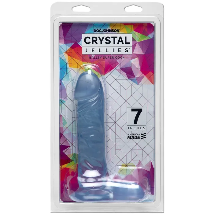 Crystal Jellies Ballsy Supercock Doc Johnson Dildos