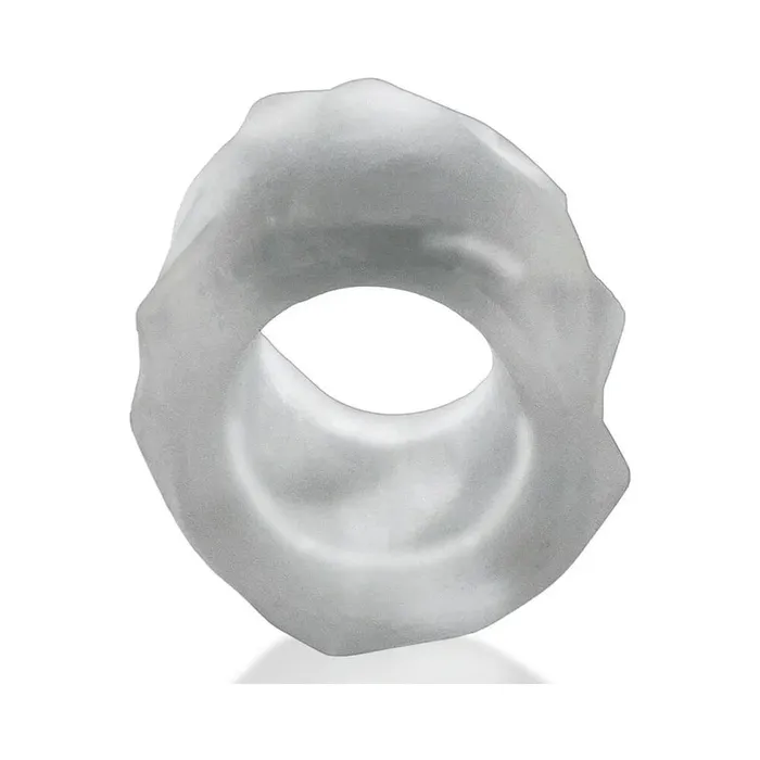 Dildos Blue Ox Designs LLCDba Oxballs Hunky Junk Fractal Ballstretcher Clear Ice