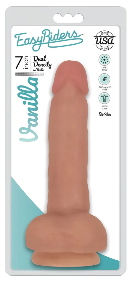 Dildos Curve Toys Easy Rider Slim Dildo w Balls