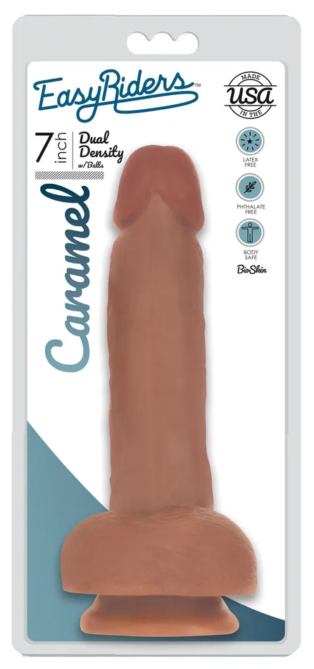 Dildos Curve Toys Easy Rider Slim Dildo w Balls