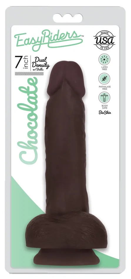 Dildos Curve Toys Easy Rider Slim Dildo w Balls
