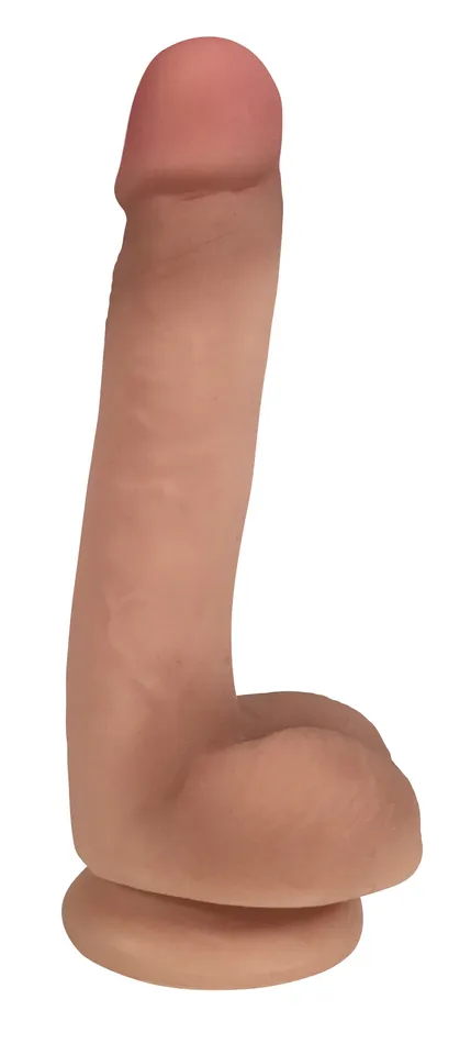 Dildos Curve Toys Easy Rider Slim Dildo w Balls