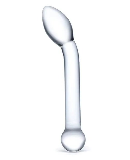 Dildos Electric Eel INC Glas 8 Slimline GSpot Glass Dildo