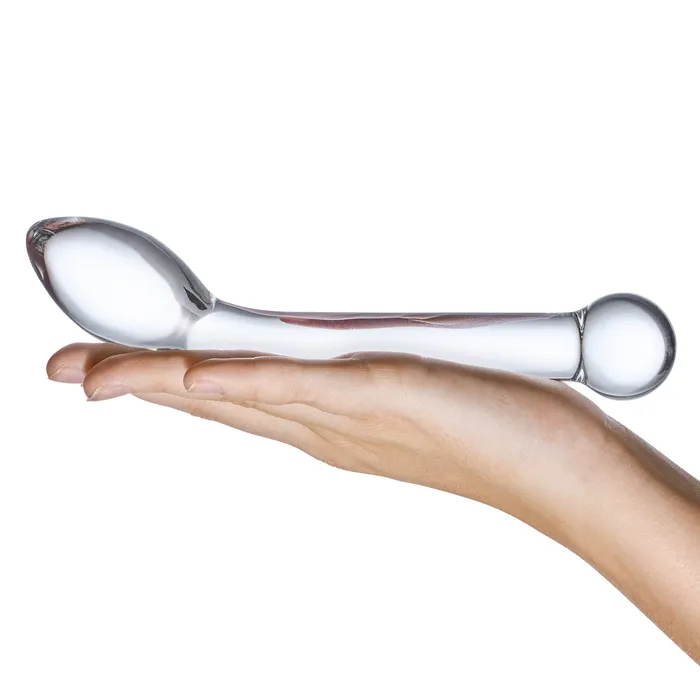 Dildos Electric Eel INC Glas 8 Slimline GSpot Glass Dildo