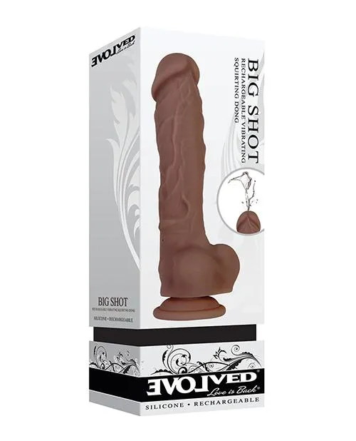 Dildos Evolved Big Shot Vibrating Squirting Dong Evolved Novelties INC