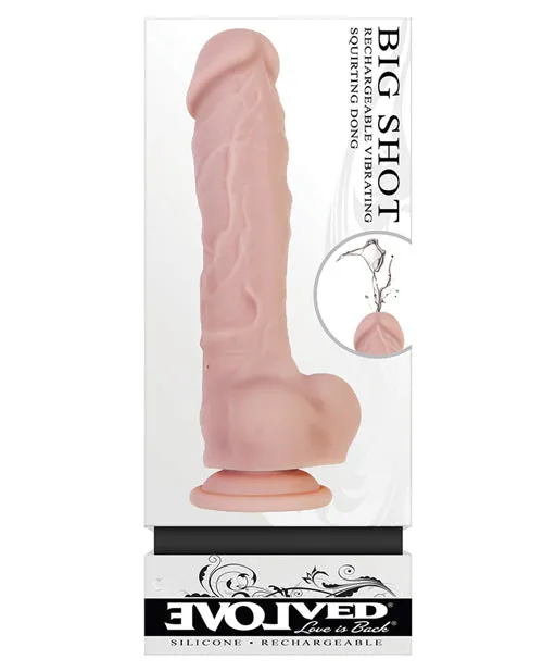 Dildos Evolved Big Shot Vibrating Squirting Dong Evolved Novelties INC