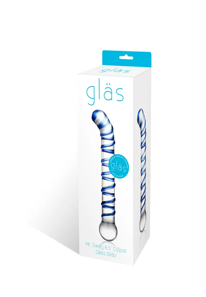 Dildos Glas Glas Mr Swirly GSpot Glass Dildo