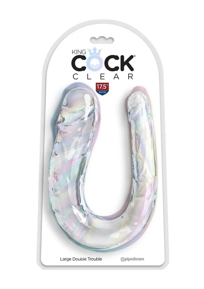 Dildos King Cock King Cock Clear Double Trouble