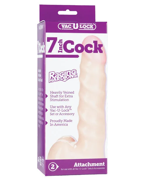 Dildos VacULock Raging HardOn Realistic Cock Doc Johnson