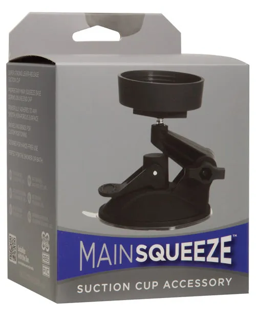 Doc Johnson Anal Main Squeeze Suction Cup Accessory Black