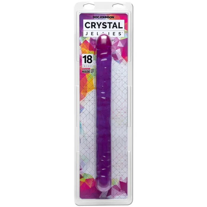 Doc Johnson Dildos Crystal Jellies Double Dildo