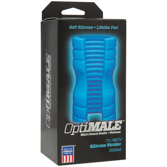 Doc Johnson OptiMale TRUSKYN Silicone Stroker Ribbed Male Sex Toys