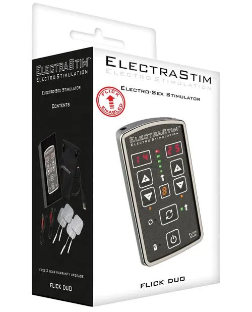 Electrastim Flick Duo Stimulator Pack Em80e Cyrex Ltd Male Sex Toys