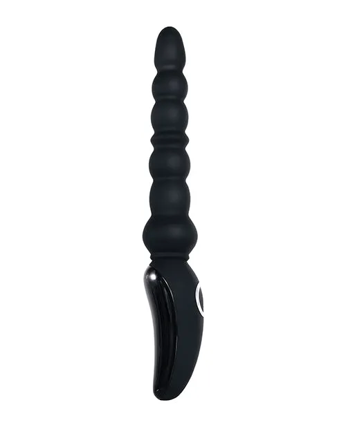 Evolved Novelties INC Anal Magic Stick Beaded Vibrator Black