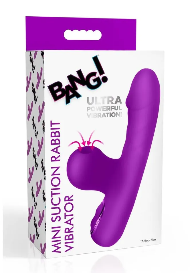 Female Sex Toys BANG Bang Mini Suction Rabbit Silicone Rechargeable Vibrator