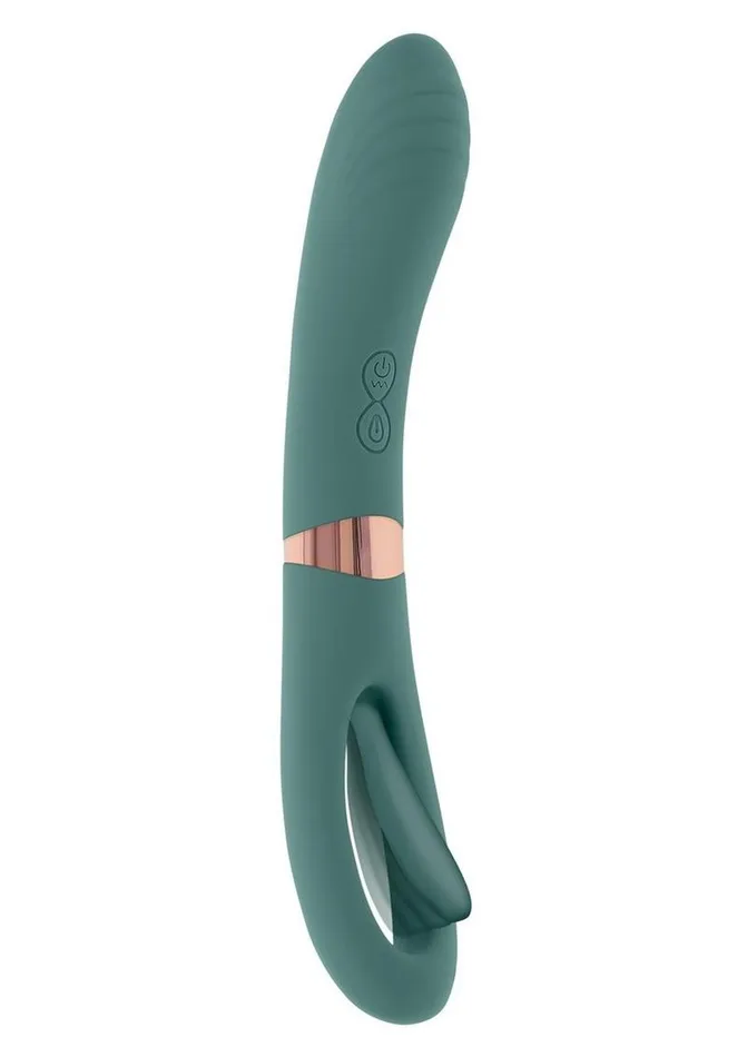 Female Sex Toys Evolved Chick Flick Rechargeable Silicone Dual Vibrator